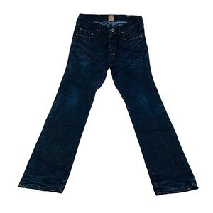 PRPS Dark Blue Rambler 5 Pocket Cotton Jeans Mens Size 32X32‎